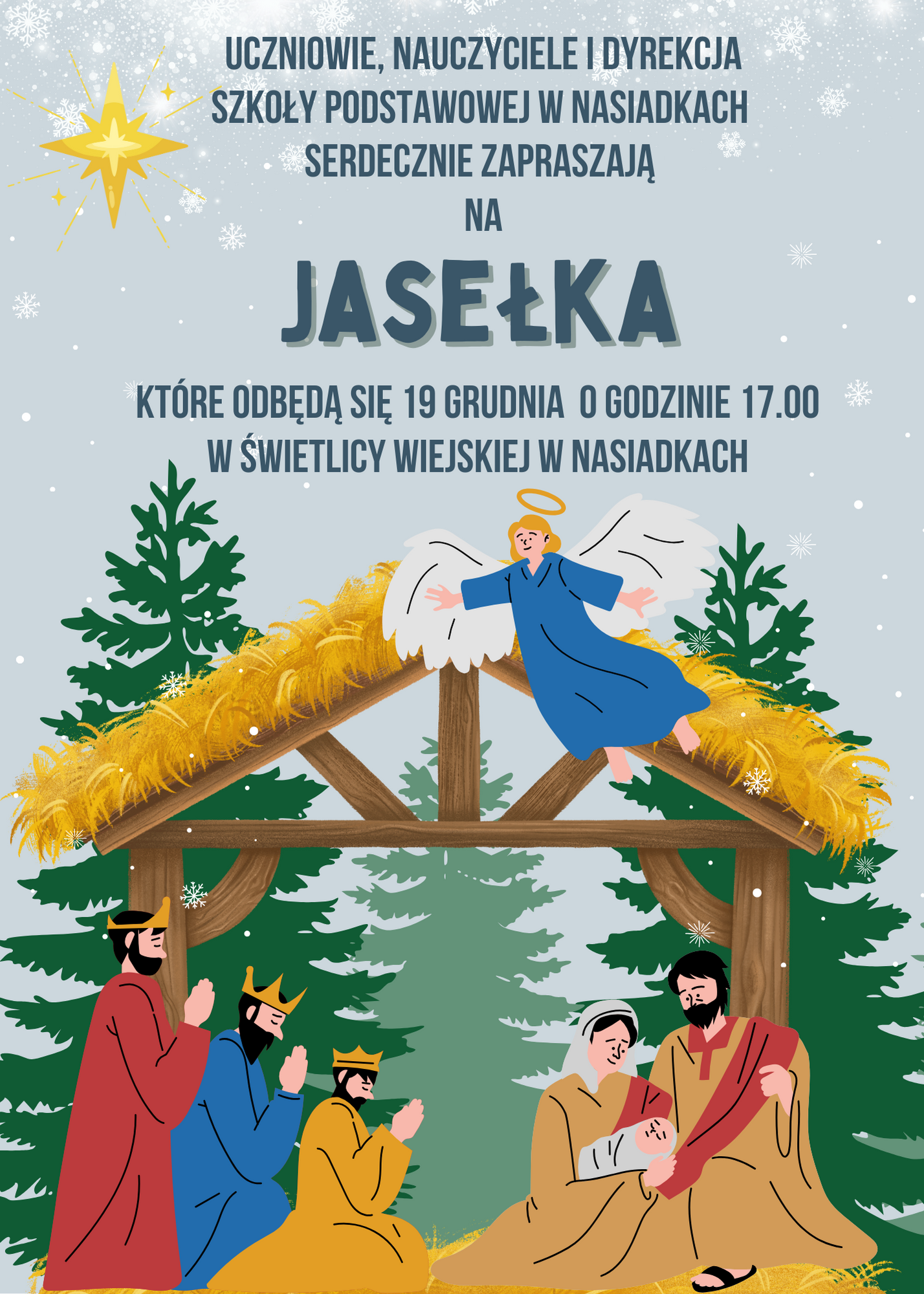 Zaproszenie na&nbsp;jasełka.