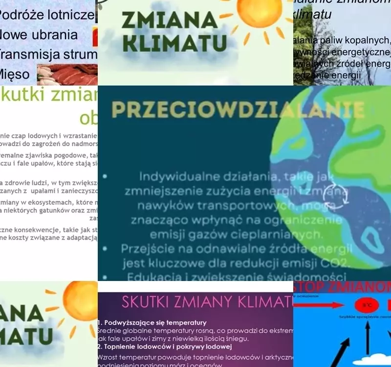 Zdjęcie do Przeciwdziałanie zmianom klimatu - tworzymy ulotki informacyjne