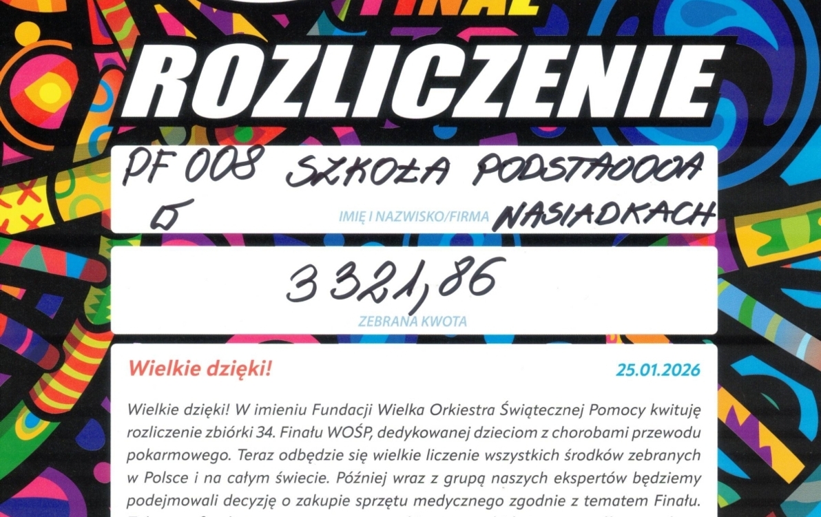 Zdjęcie do 34. Finał WOŚP - podsumowanie