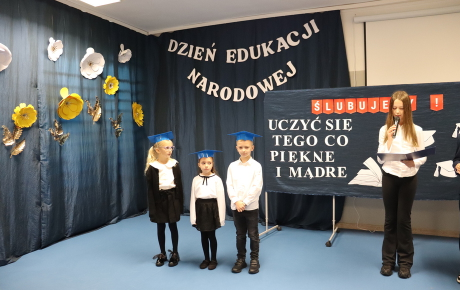 Pasowanie na ucznia i Dzień Edukacji Narodowej w SP w Nasiadkach