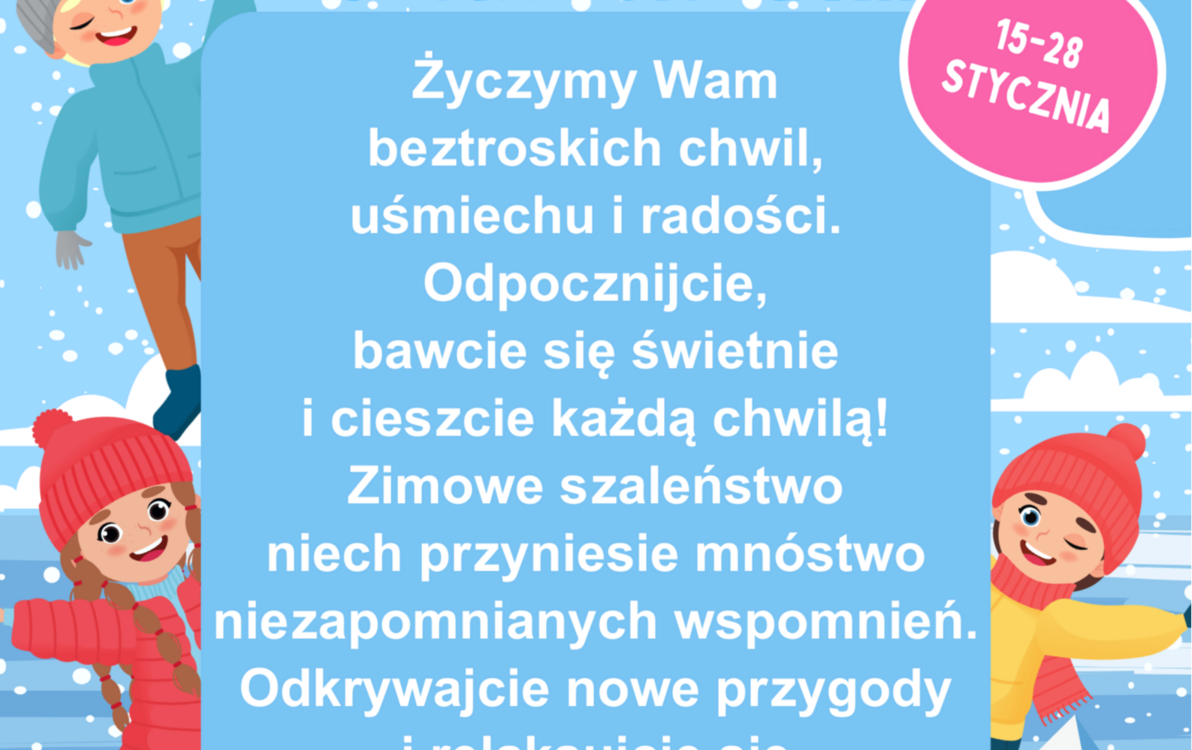 Zdjęcie do Ferie zimowe