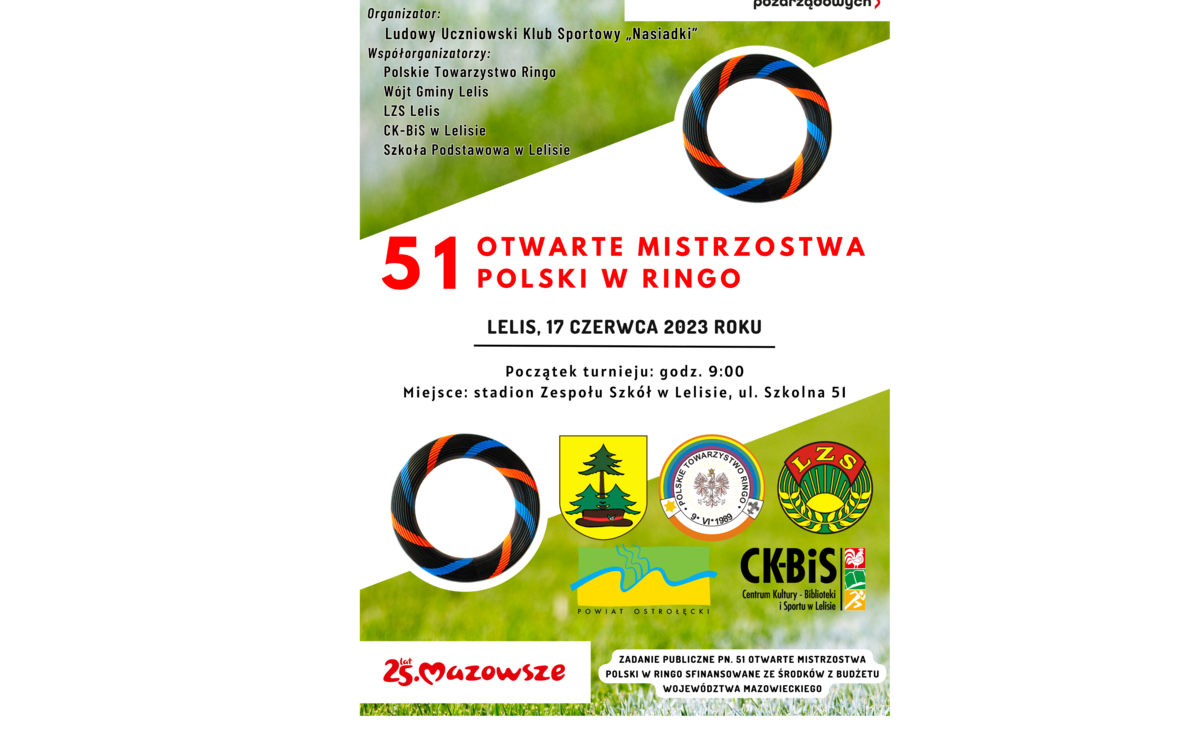 Zdjęcie do 51 Otwarte Mistrzostwa Polski w Ringo