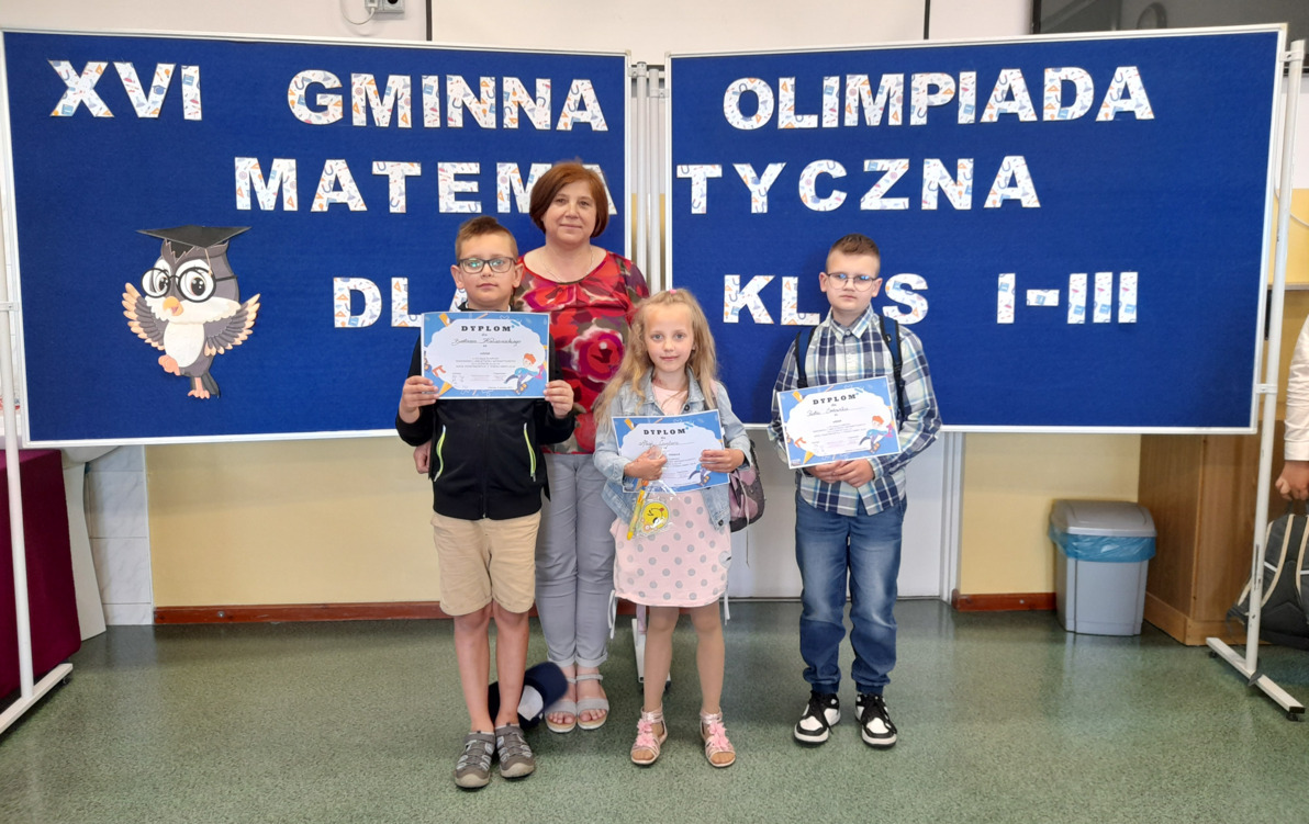 Zdjęcie do XVI GMINNA OLIMPIADA MATEMATYCZNA DLA KLAS I-III