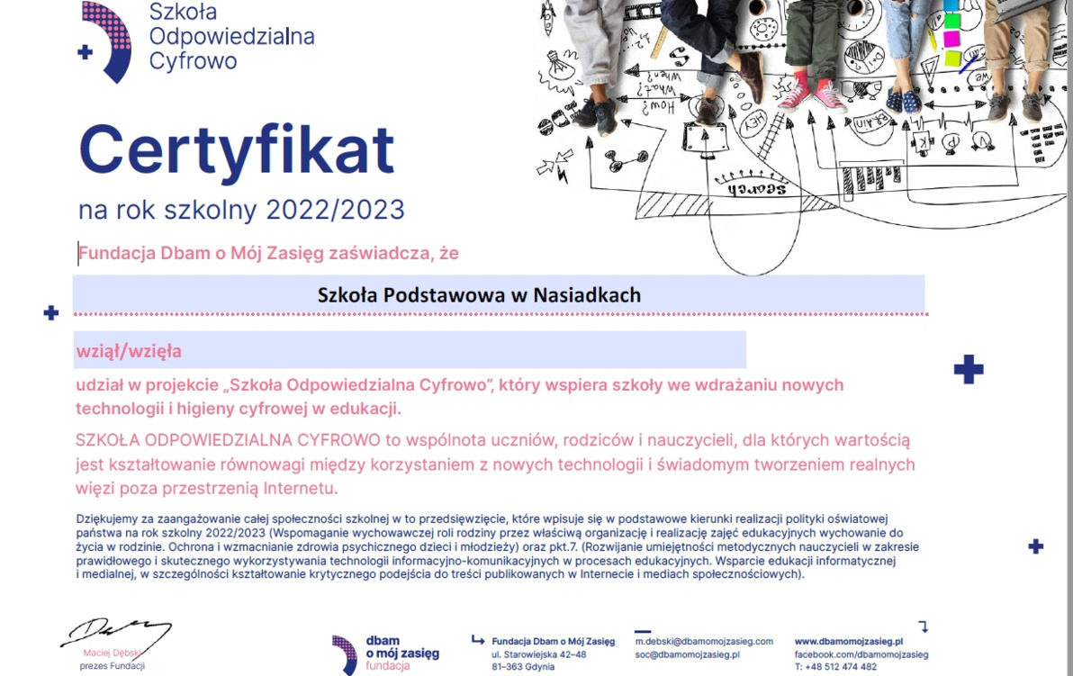 Zdjęcie do Wyr&oacute;żnienie w Og&oacute;lnopolskim Konkursie Przedmiotowym PANDA 2023